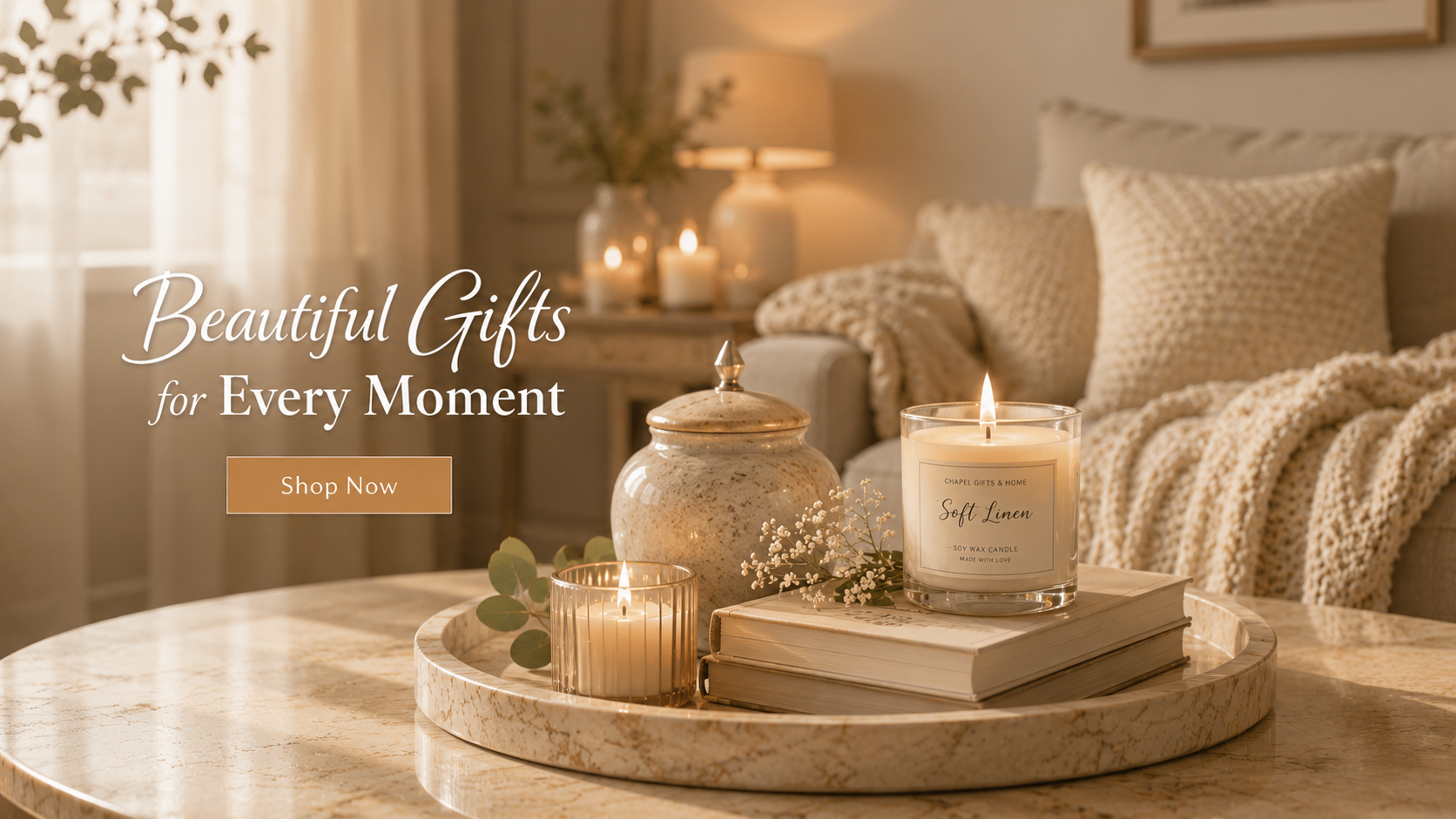 Seasonal gifting and cosy home décor at Chapel Gifts &amp; Home, Northwich.