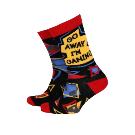 Go Away I'm Gaming Socks