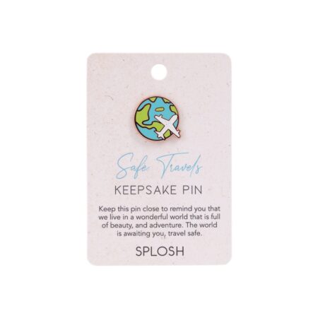 Safe Travels Keepsake Pin