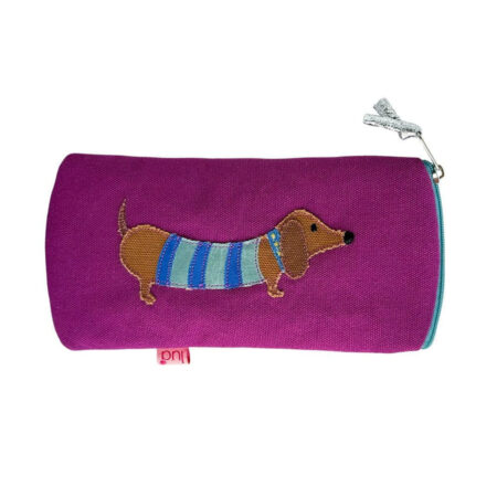 Sausage Dog Glasses Purse